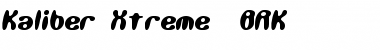 Kaliber Xtreme (BRK) Regular Font