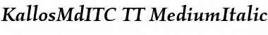 Download KallosMdITC TT Font
