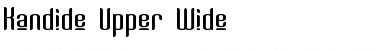 Download Kandide Upper Wide Font