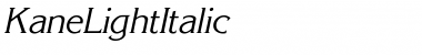 KaneLight Italic