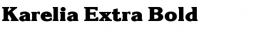 Karelia Extra Bold Font