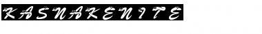 Download KASnakeNite Font Download KASnakeNite Font
