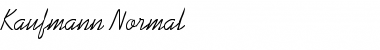 Download Kaufmann-Normal Font Download Kaufmann-Normal Font