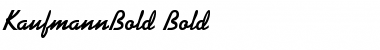 Download KaufmannBold-Bold Font