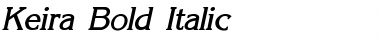 Keira Bold Italic