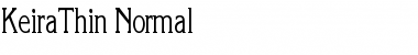 KeiraThin Normal Font