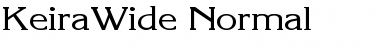 KeiraWide Normal Font