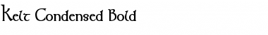 Kelt Condensed Bold Font