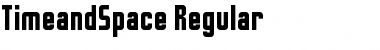 Time and Space Regular Font