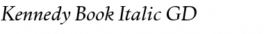 Kennedy GD Book Italic Font