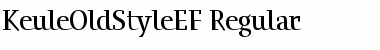 KeuleOldStyleEF Regular Font