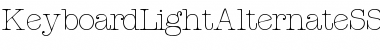KeyboardLightAlternateSSK Regular Font
