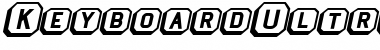 KeyboardUltraBold Italic Font