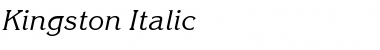 Kingston Italic