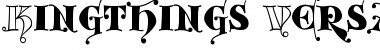 Kingthings Versalis Regular Font