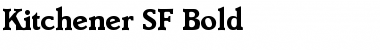 Kitchener SF Bold Font