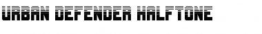 Urban Defender Halftone Regular Font