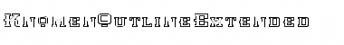 Download KnomenOutlineExtended Font Download KnomenOutlineExtended Font
