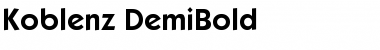 Download Koblenz-DemiBold Font