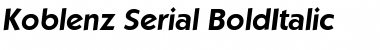 Download Koblenz-Serial Font