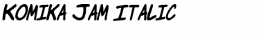 Komika Jam Italic