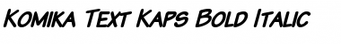 Download Komika Text Kaps Font