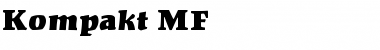 Kompakt MF Regular Font