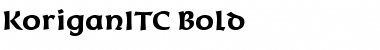 KoriganITC Font