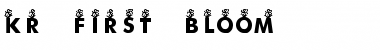 KR First Bloom Regular Font