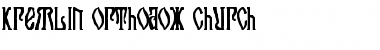 Kremlin Orthodox Church Regular Font