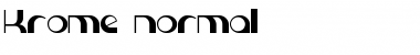 Download Krome Font