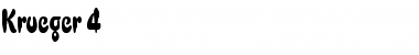 Download Krueger 4 Font Download Krueger 4 Font