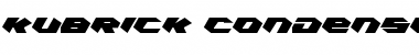 Kubrick Condensed Condensed Font