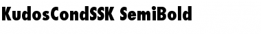 KudosCondSSK SemiBold Font