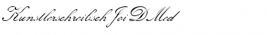 Download KunstlerschreibschJoiDMed Font Download KunstlerschreibschJoiDMed Font