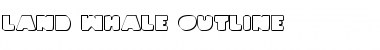 Land Whale Outline Font