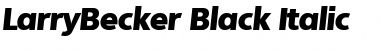 LarryBecker-Black Font
