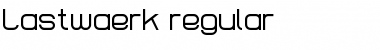 Download Lastwaerk regular Font
