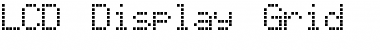 LCD Display Grid Regular Font