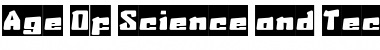 Age Of Science and Technology-I Font