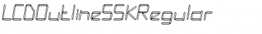 LCDOutlineSSK Regular Font