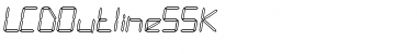 LCDOutlineSSK Regular Font