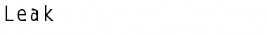 Download Leak Font Download Leak Font