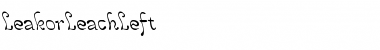 Download LeakorLeachLeft Font Download LeakorLeachLeft Font