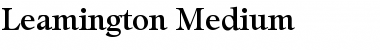 Leamington-Medium Regular Font