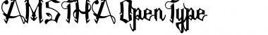 Download AMSTHA Font Download AMSTHA Font
