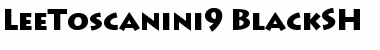 LeeToscanini9 BlackSH Font