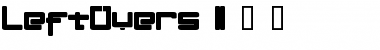 LeftOvers II 3 Font