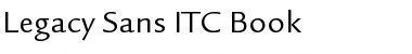 Legacy Sans ITC Regular Font