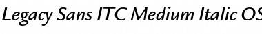 Legacy Sans ITC Medium Italic Font